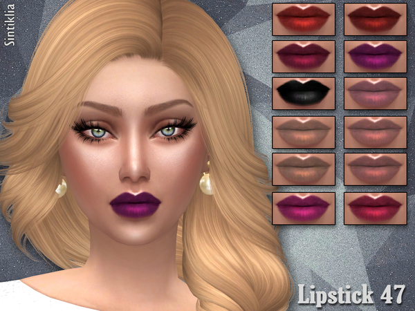  The Sims Resource: Lipstick 47 by Sintiklia