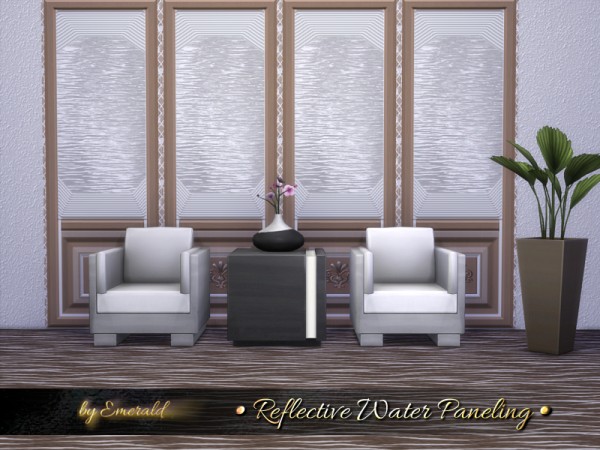  The Sims Resource: Reflective Water Paneling by emerald