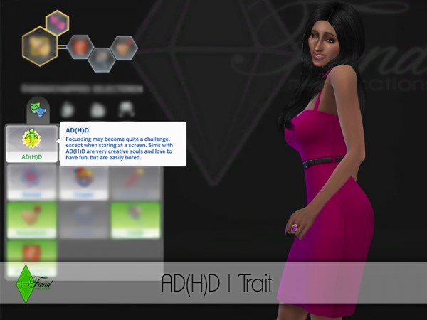  Mod The Sims: AD(H)D Trait by FiendMods