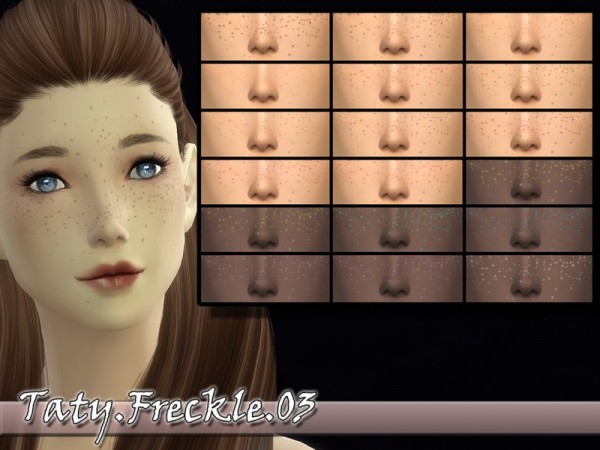 The Sims Resource: Freckle 03 by Taty