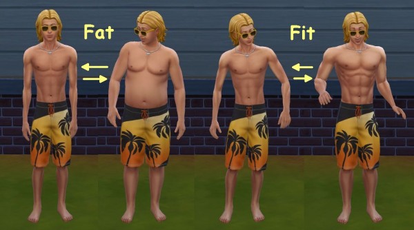  Mod The Sims: Set Fat Fit by Lynire