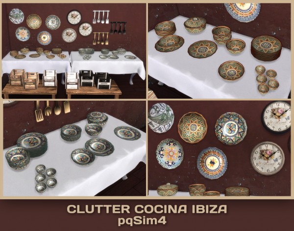  PQSims4: Clutter kitchen Ibiza