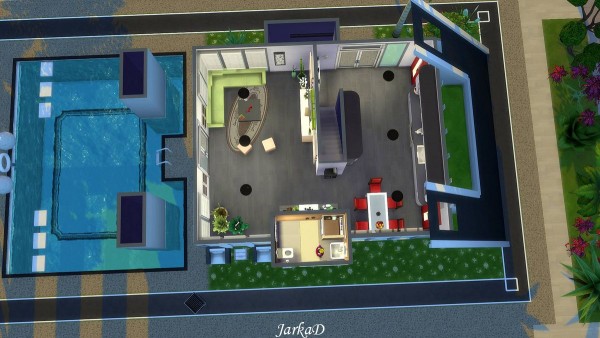  JarkaD Sims 4: Atypic villa
