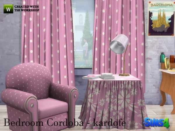  The Sims Resource: Bedroom Cordoba by Kardofe