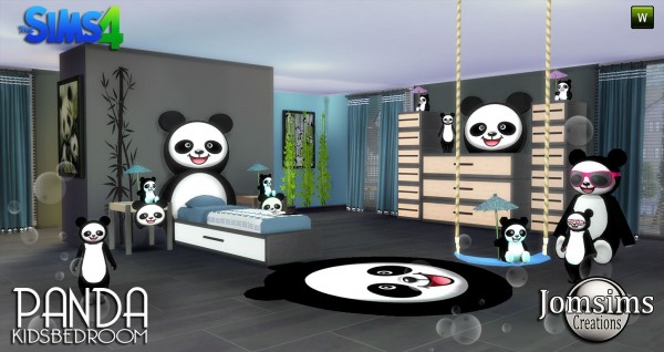  Jom Sims Creations: Panda kids room