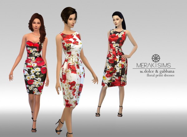  Merakisims: Floral print dresses