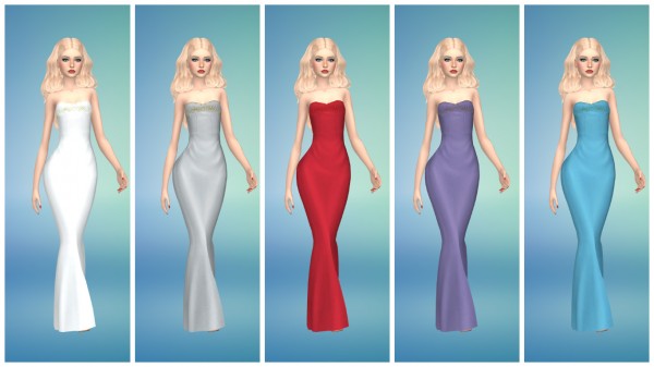 Simsworkshop: Formal dress by Annabellee25