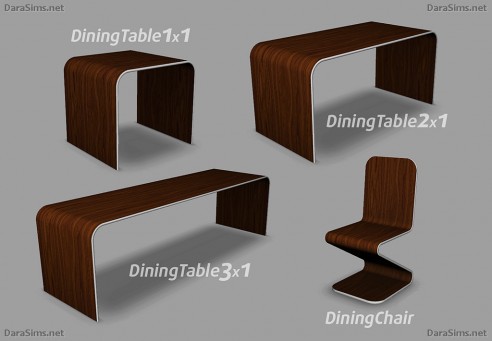  Dara Sims: Dining Furniture Set