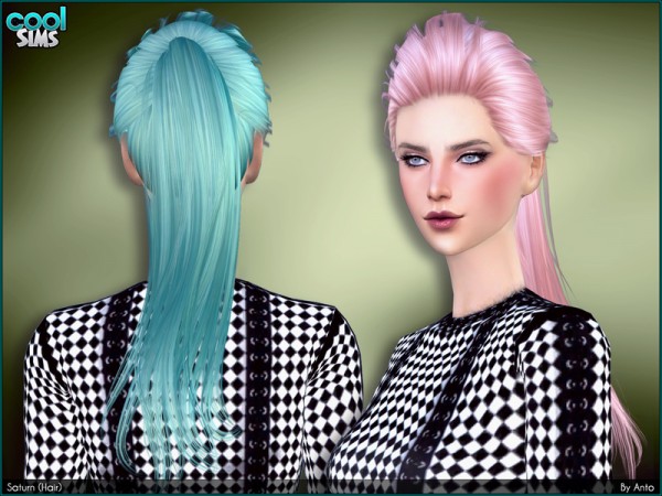  The Sims Resource: Anto   Saturn hairstyle