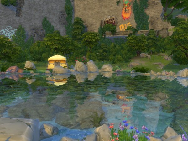  Mod The Sims: My MORE NATURAL Natural Pool for Windenburg’s Bluff Island by SimLaReine