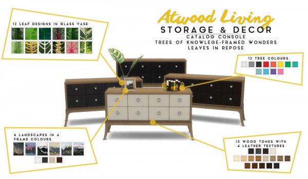  Simsational designs: Atwood Living   Lounge Room Set