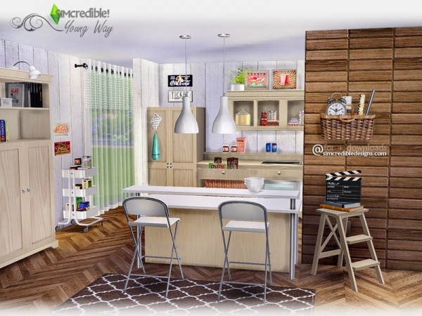  The Sims Resource: Young Way Kitchen by SIMcredible