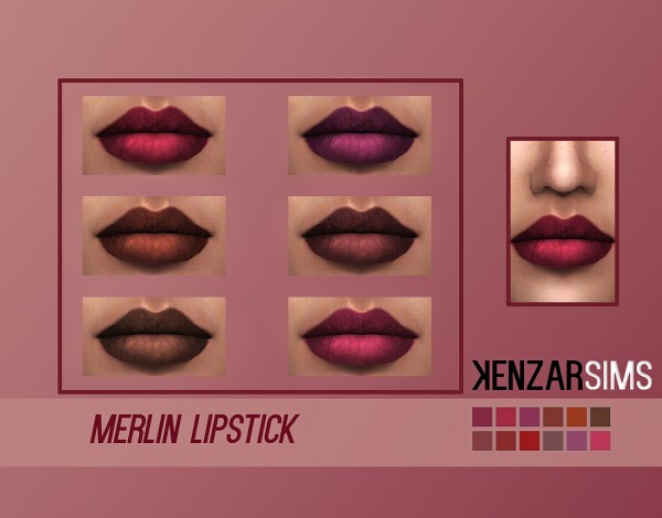 Kenzar Sims: Merlin Lipstick