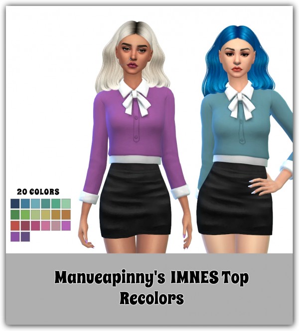  Simsworkshop: Imnes Top Recolored by maimouth
