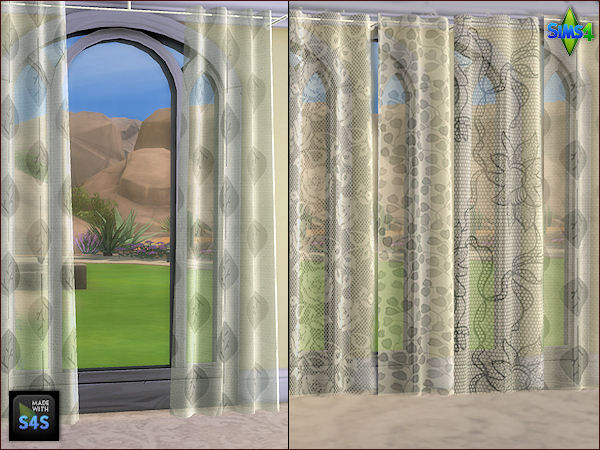  Arte Della Vita: 4 curtain sets in 3 different sizes