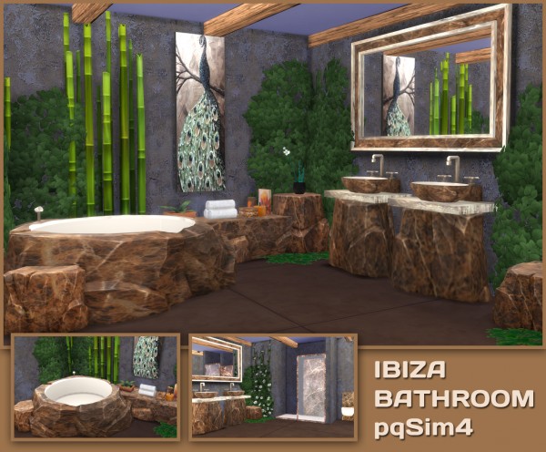  PQSims4: Bathroom Ibiza