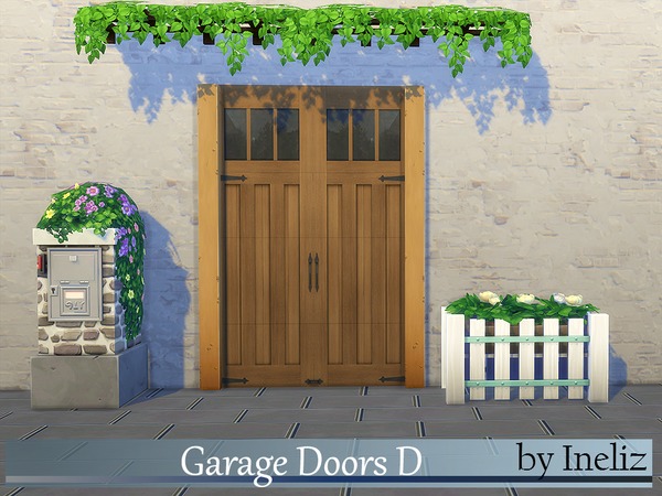 The Sims Resource: Garage Doors D by Ineliz