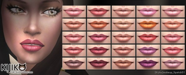  Kijiko: 25 color lipstick
