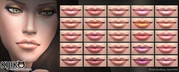  Kijiko: 25 color lipstick