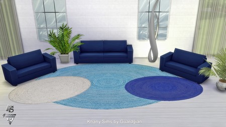  Khany Sims: Sugar Cane round rugs