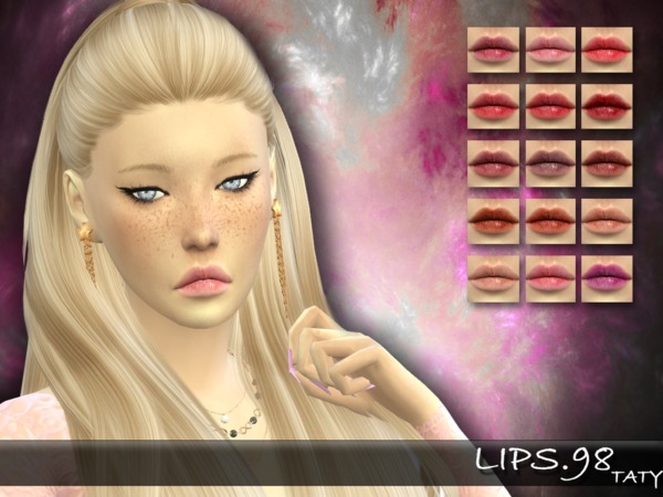  The Sims Resource: Lips 98 by Taty