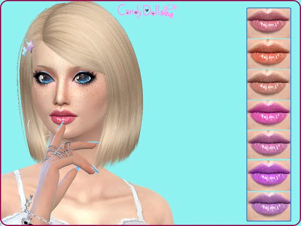  The Sims Resource: Candy Doll Sweet Gloss by DivaDelic06
