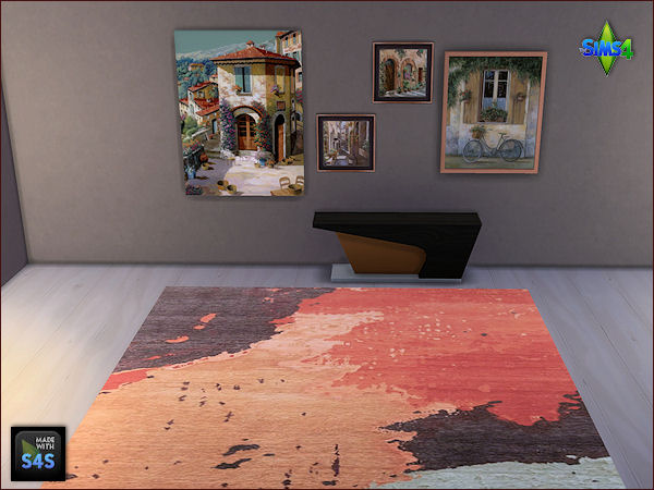  Arte Della Vita: 4 sets with paintings and rugs