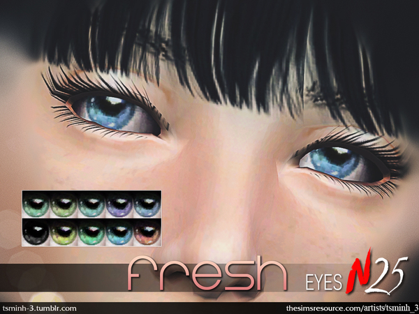  The Sims Resource: Fresh Eyes by tsminh 3