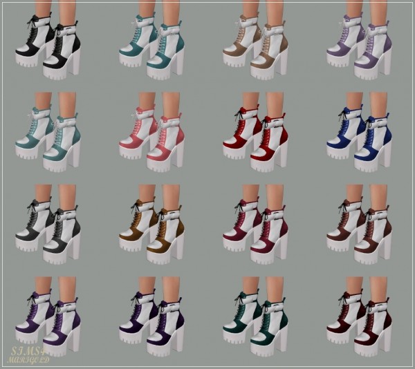  SIMS4 Marigold: Chunky Sneakers Heels