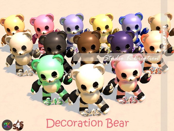  Studio K Creation: Special bear set decoration