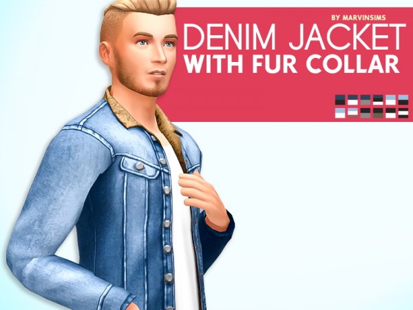  Marvin Sims: Denim Jackets with Fur Collar