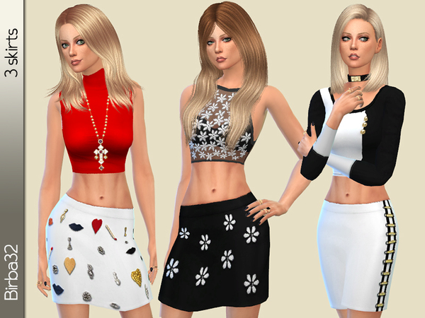  The Sims Resource: Mini skirt Accessorized by Birba32