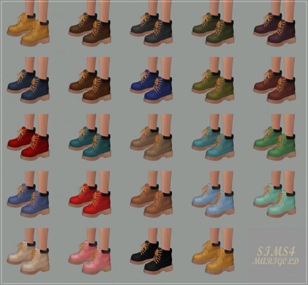  SIMS4 Marigold: Hiking Boots for her