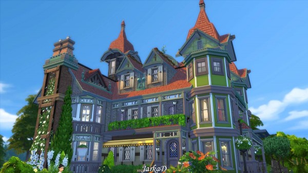  JarkaD Sims 4: Victorian villa – Mystery