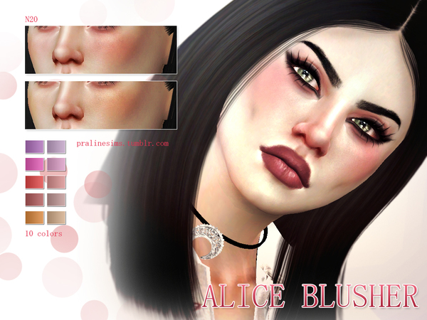  The Sims Resource: Alice Blusher N20 by Pralinesims