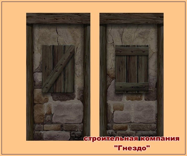  Sims 3 by Mulena: Stone beams walls