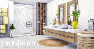  Simsational designs: Serenity Bathroom Set
