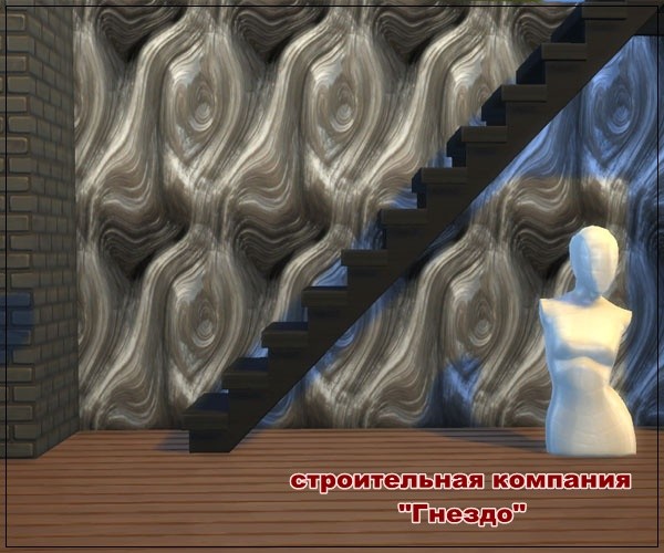  Sims 3 by Mulena: Metal 01 walls
