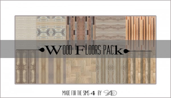  Sims 4 Designs: Wood Floors Pack