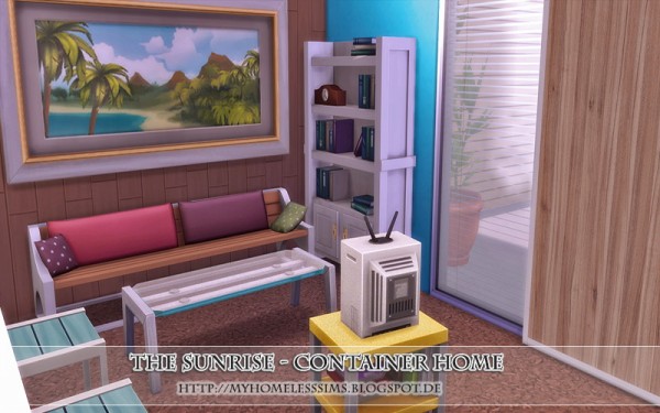  Homeless Sims: The Sunrise   Container home
