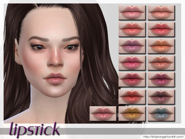  The Sims Resource: Lips Set 26 by ShojoAngel