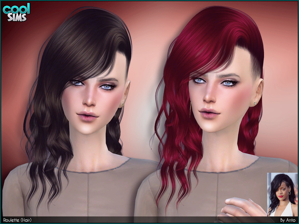  The Sims Resource: Anto`s Roulette hair