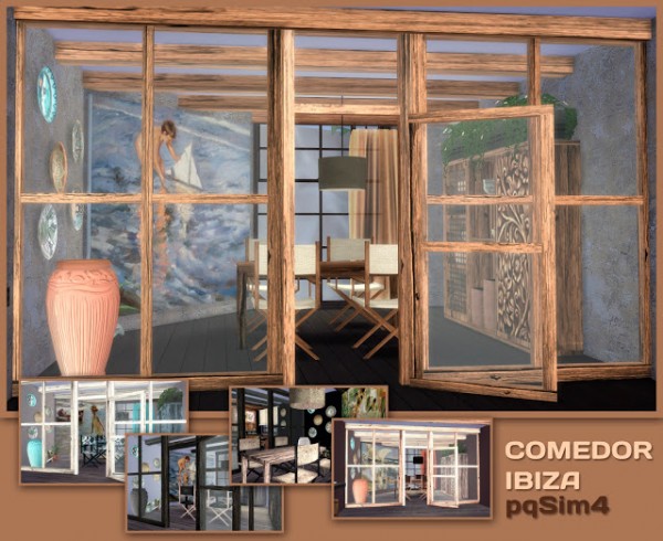  PQSims4: Ibiza Dinningroom
