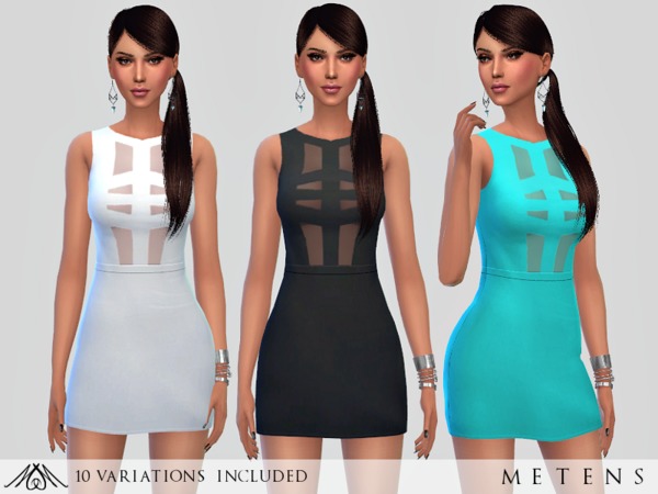  The Sims Resource: Absolu   Dress by Metens