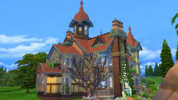 JarkaD Sims 4: Victorian villa – Mystery