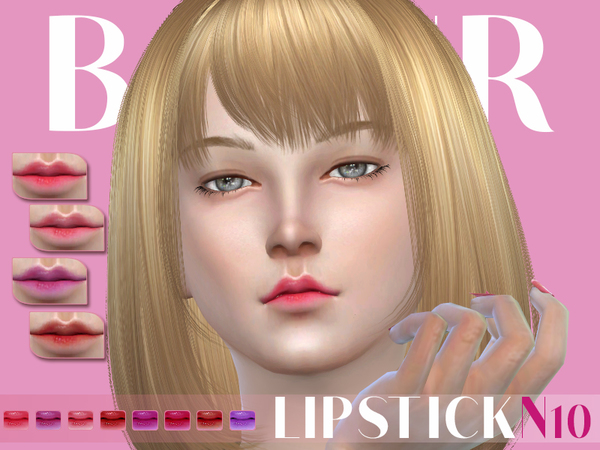  The Sims Resource: Lipstick N10 by Bobur