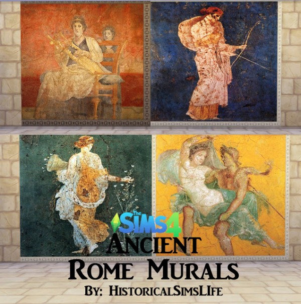  History Lovers Sims Blog: Ancient Rome Murals