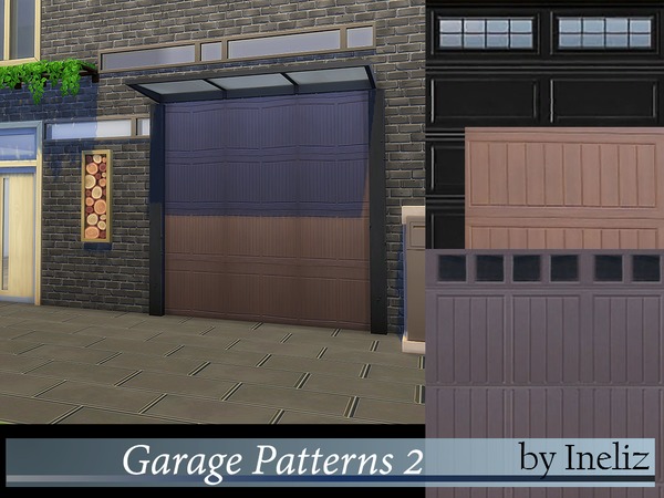  The Sims Resource: Garage Patterns 2 by Ineliz