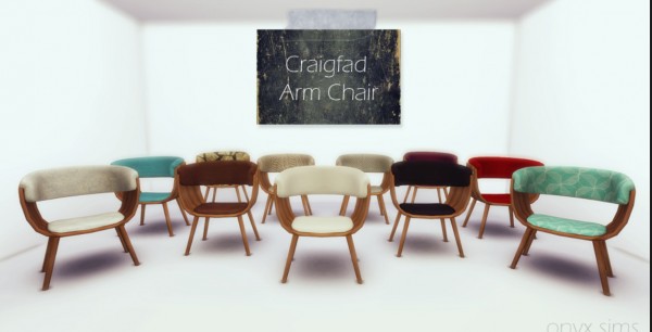  Onyx Sims: The Craigfad Arm Chair
