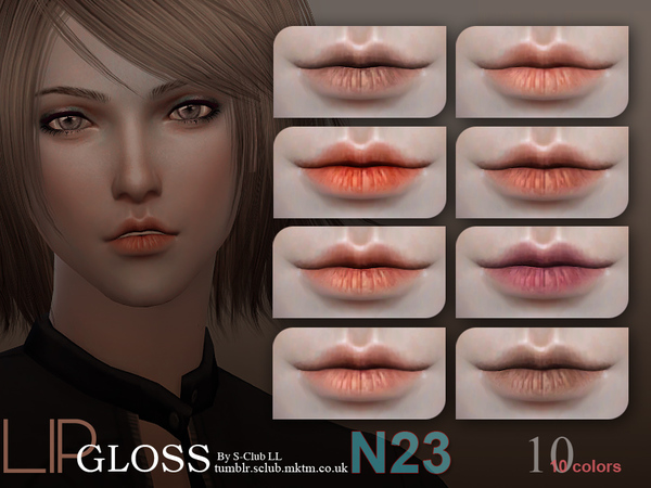  The Sims Resource: Lipstick 23 by S Club